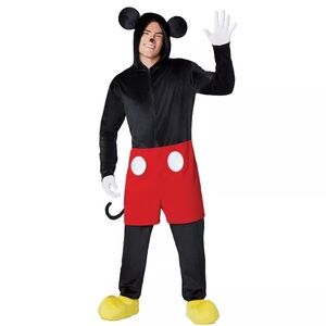 Adult Mickey Mouse Jumpsuit Costume - Mickey and Friends